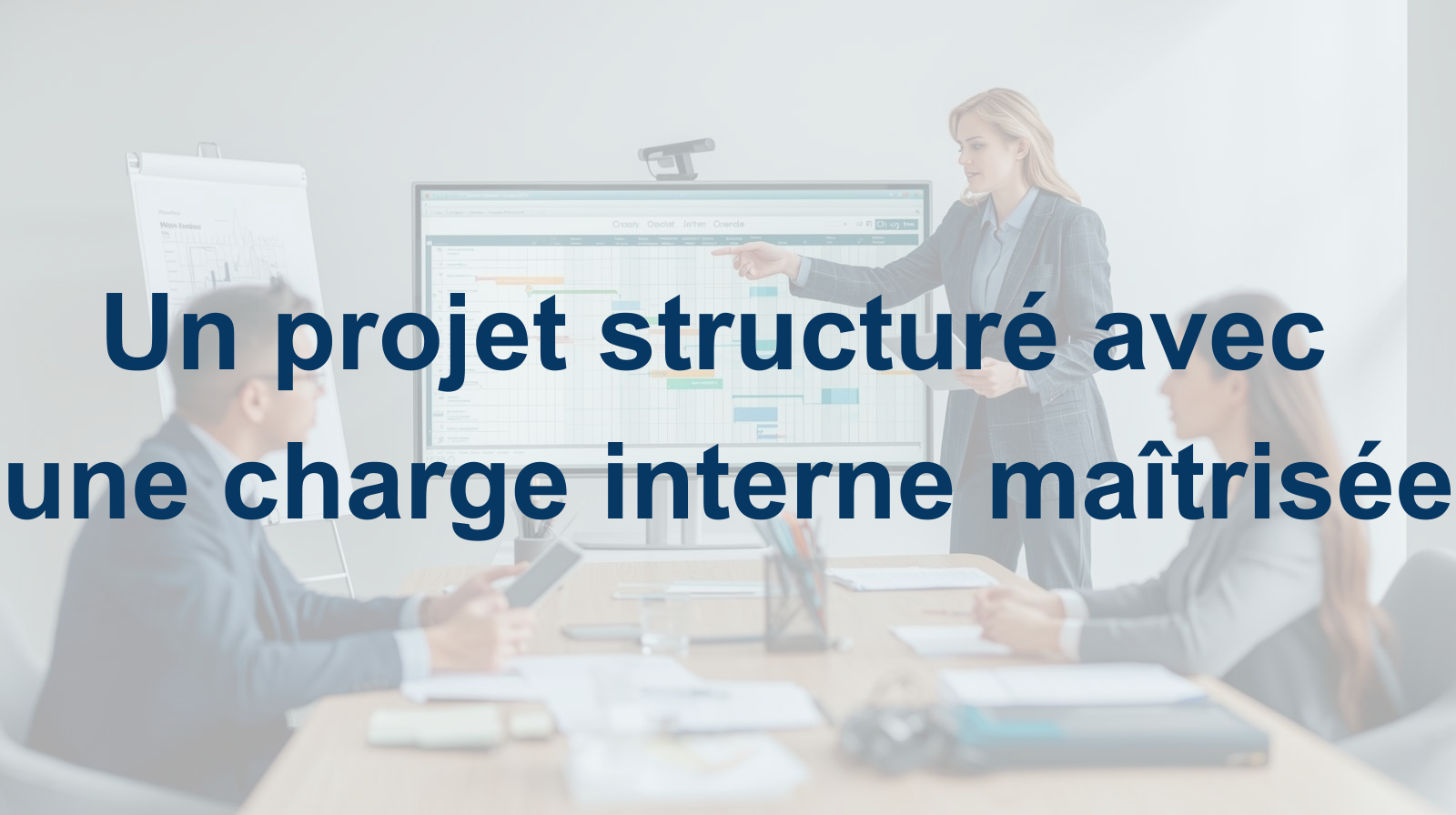 Un projet structuré avec une charge interne maîtrisée